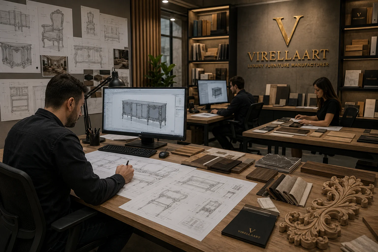 Furniture design development and material selection