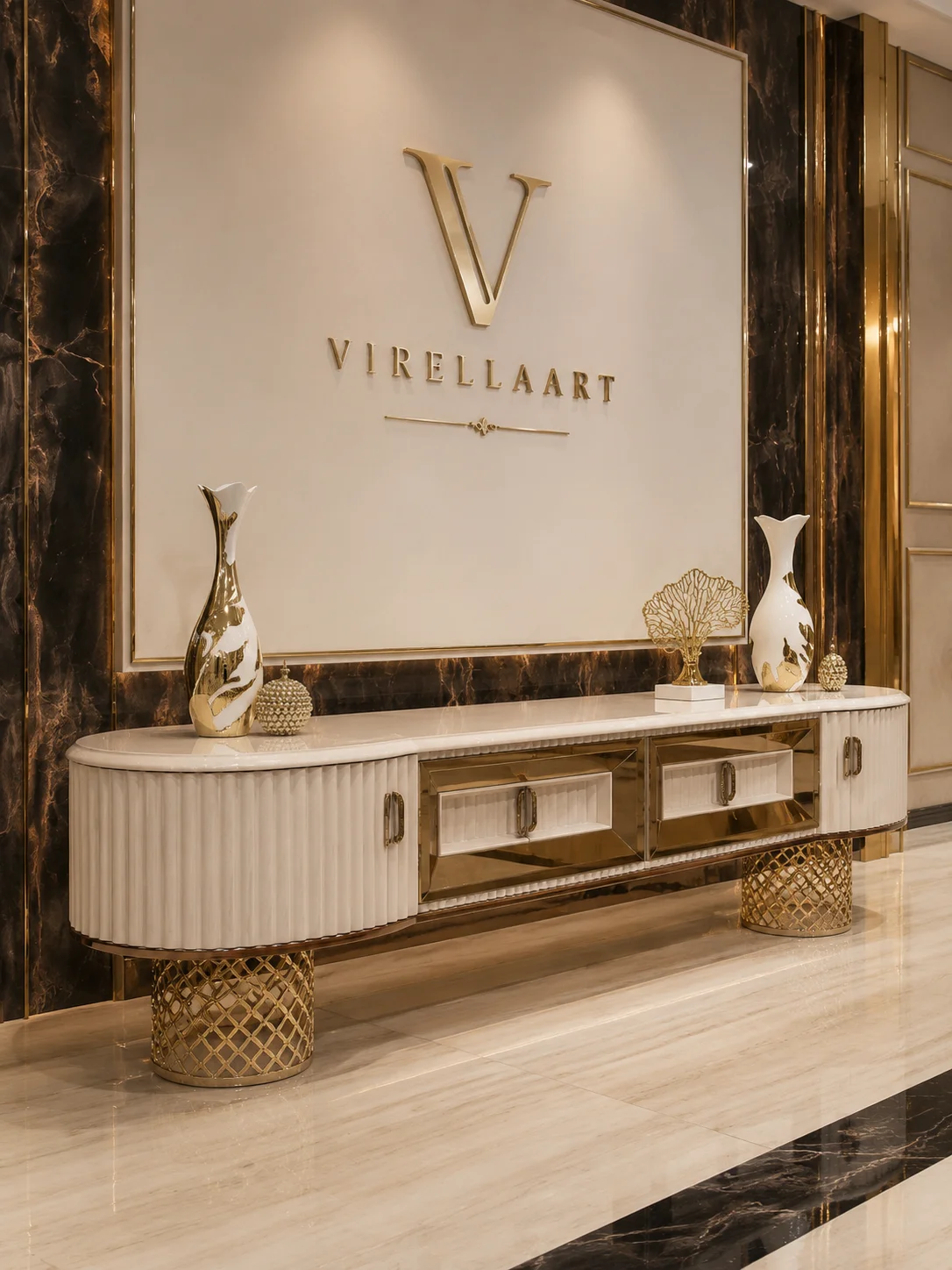 VIRELLAART Deluxe TV Unit