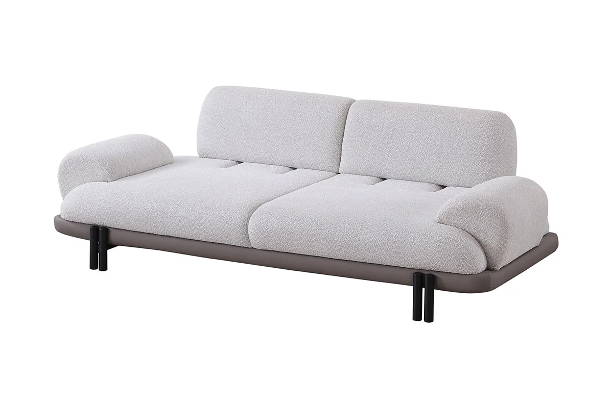Ibiza three-seat sofa isolated front product view