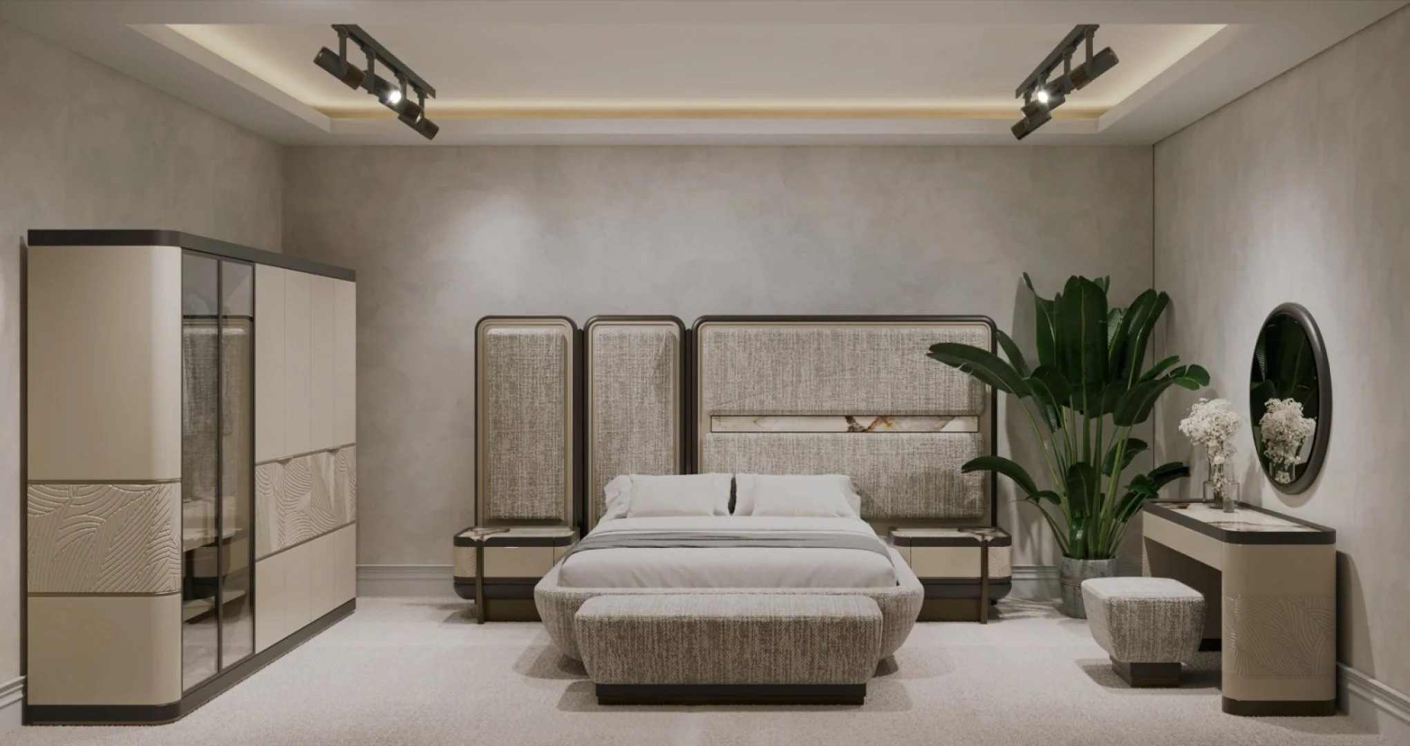 KANO contemporary luxury bedroom collection with premium architectural style