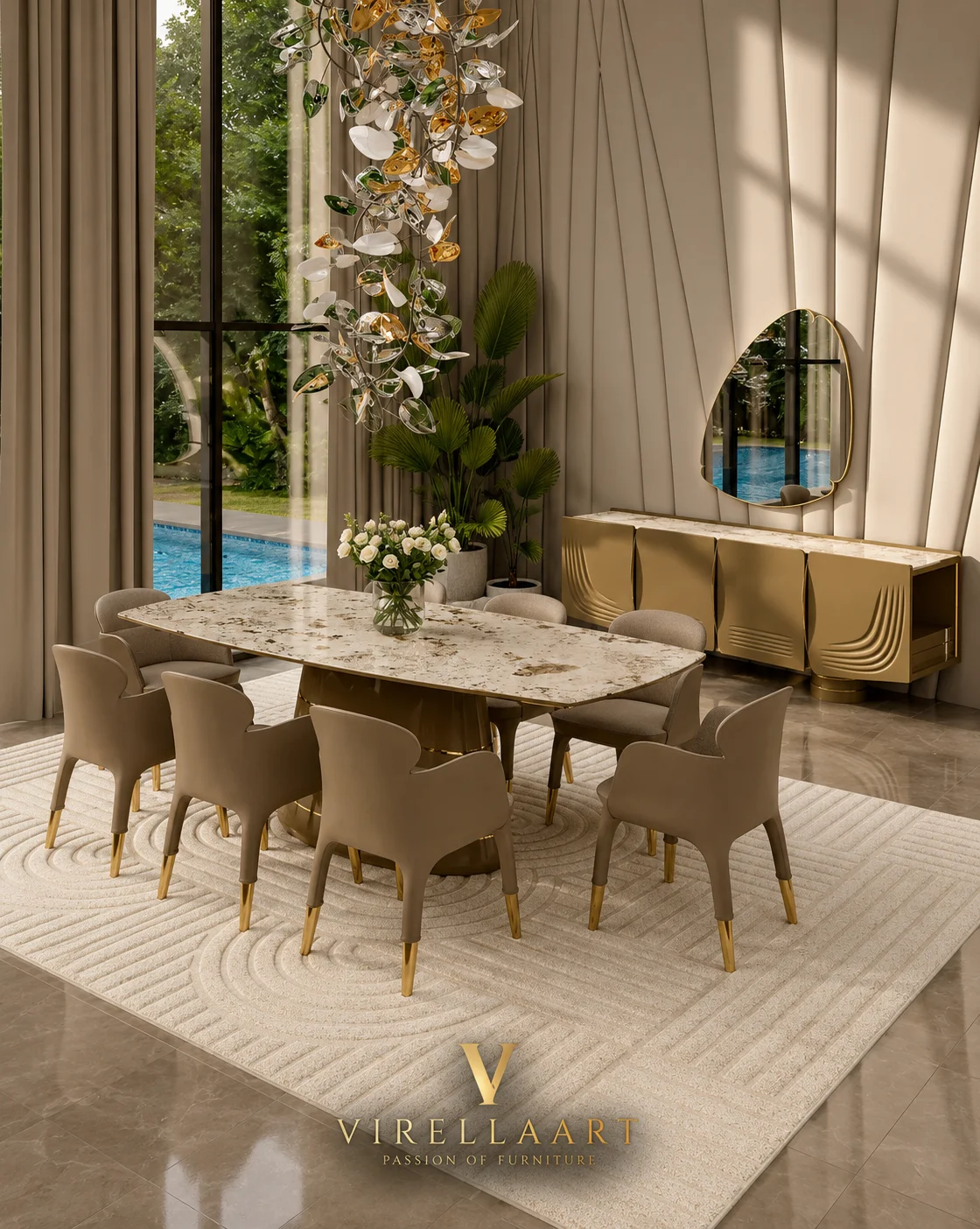 VIRELLAART Moon Dining Room