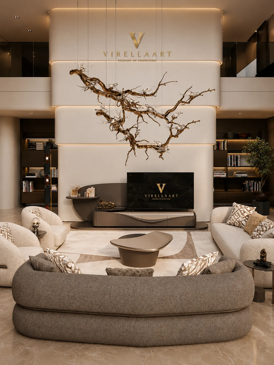 VIRELLAART Queen Living Room