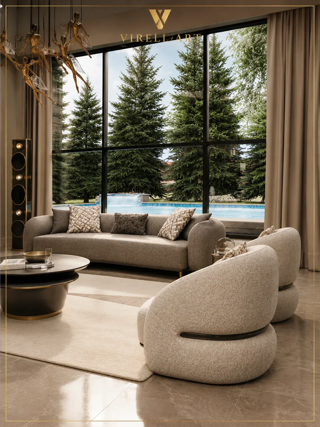 VIRELLAART luxury living room furniture