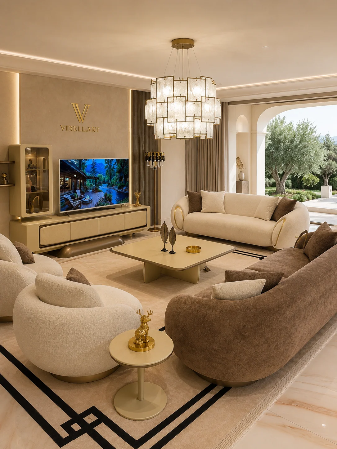 Soho modern sofa set catalog view 05 with coordinated contemporary living room furniture
