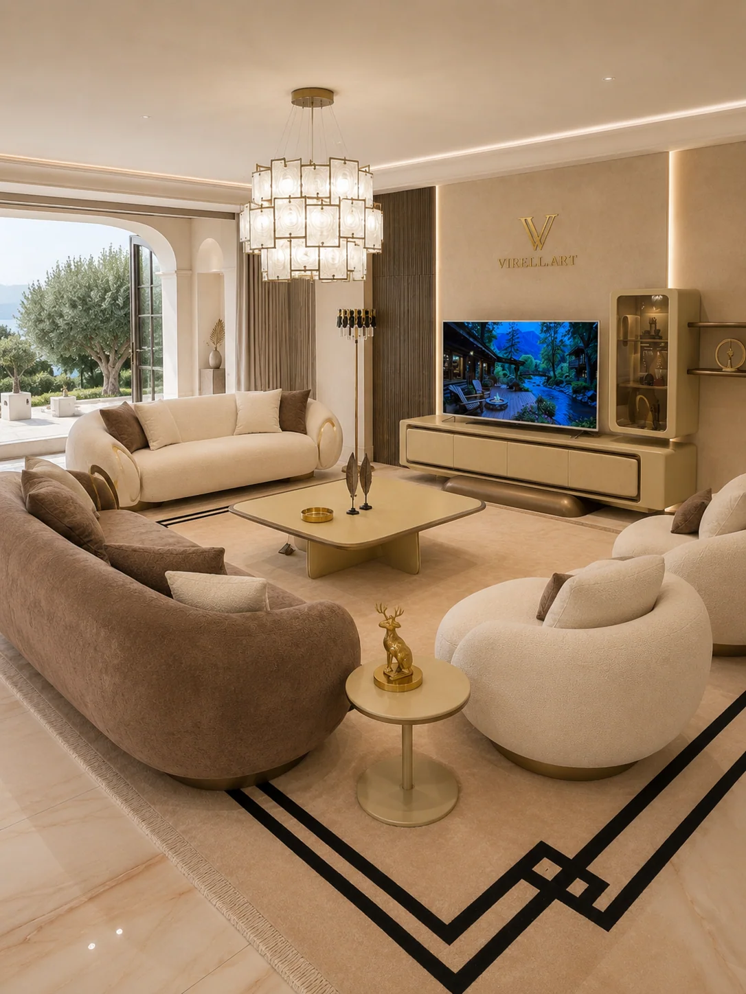 Soho modern sofa set catalog view 06 with coordinated contemporary living room furniture