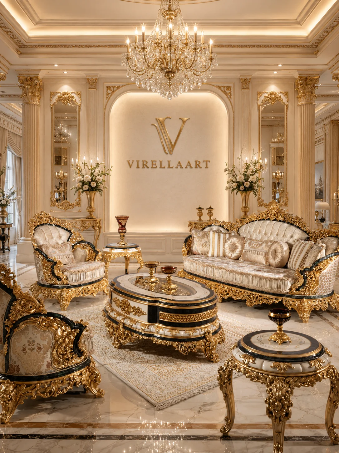 VIRELLAART Sultan Sofa (Green)
