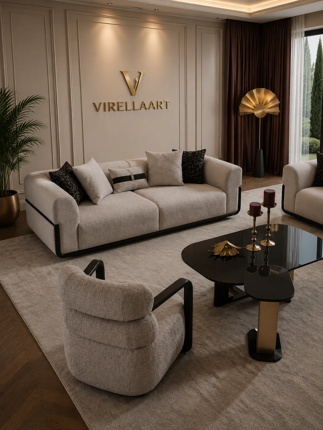 ZENA luxury contemporary sofa collection designed for premium modern living rooms