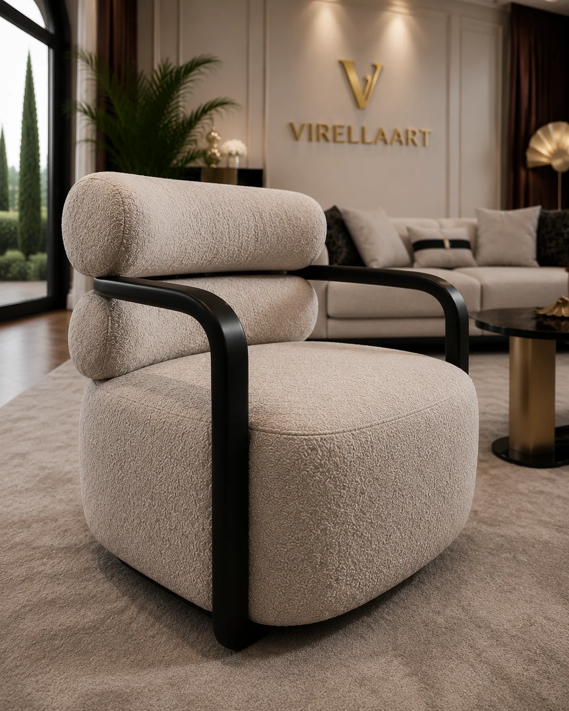 ZENA modern seating collection with optional matching center table